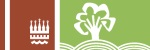 Bjergsted Bakkers bomærke illustrerer et træ, bakker og kommunens logo